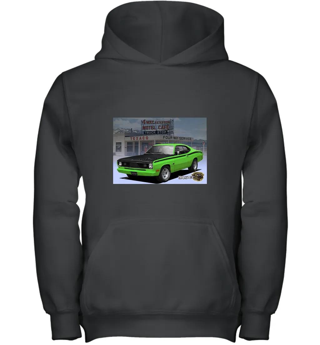 1970 74 Duster Poster Green
