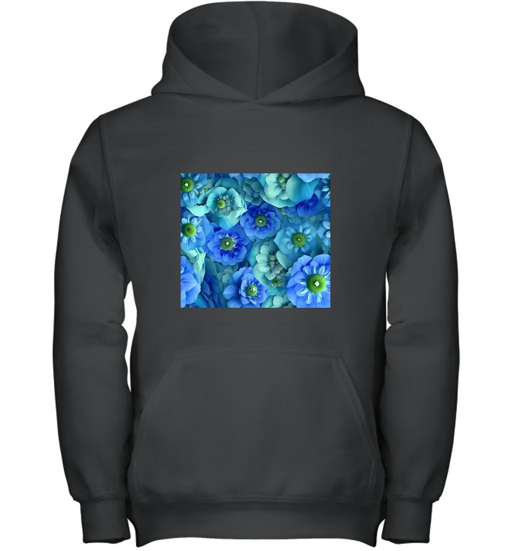 3d Blue Delphinium Tumbler Wrap