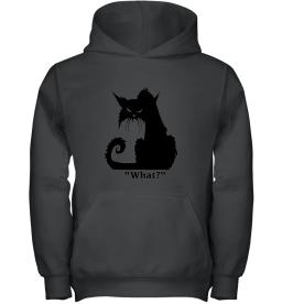 Angry Black Cat What