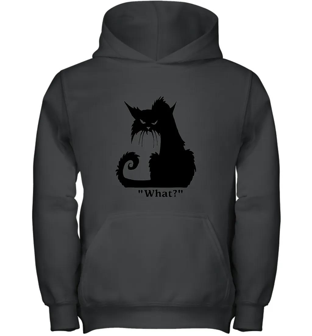 Angry Black Cat What