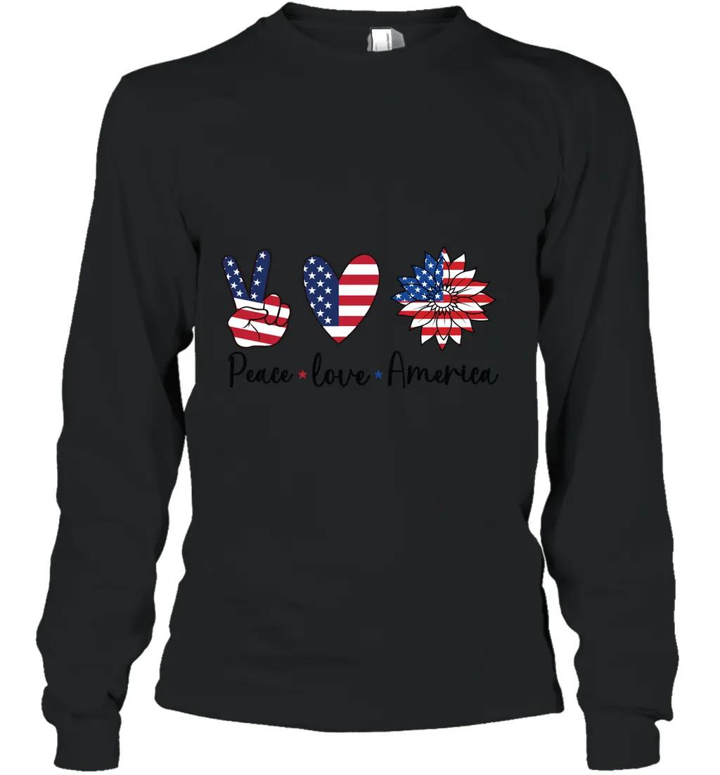 Peace Love America Design
