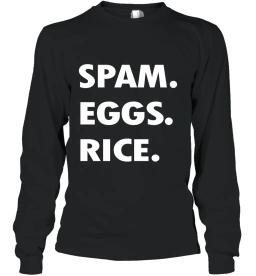 Hawaiian Breakfast Spam Eggs Rice