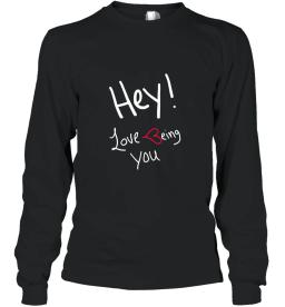 Love Being You White Writing