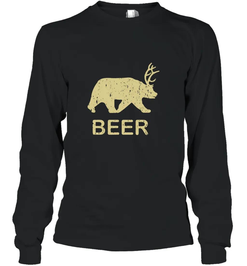 Funny Gym Beer Bear Deer Vintage