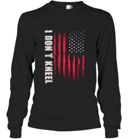 I Dont Kneel American Flag