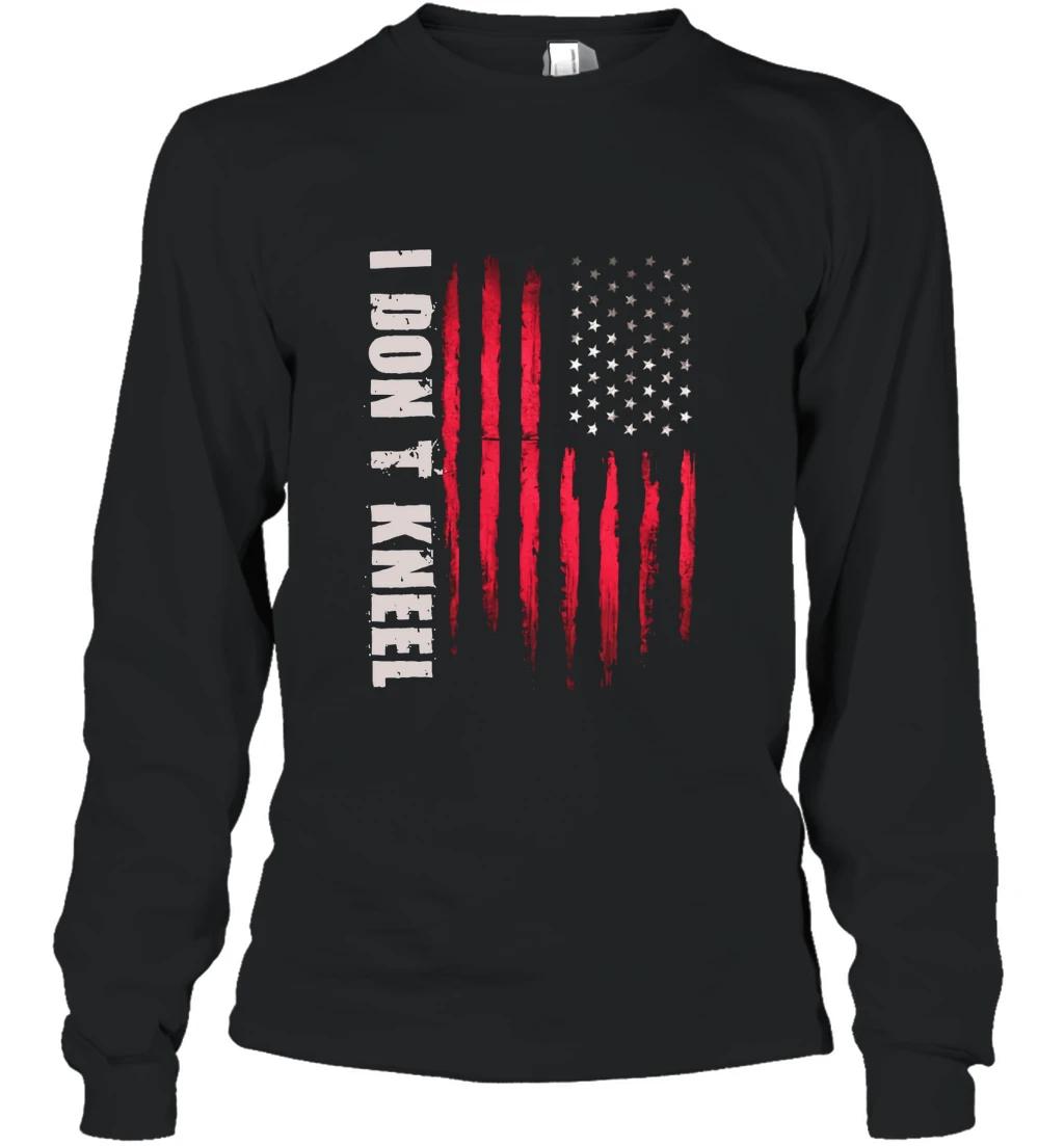 I Dont Kneel American Flag