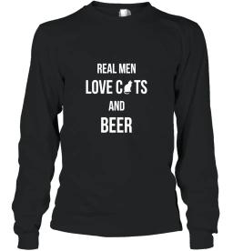 Real Men Love Cats And Beer