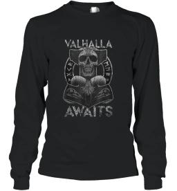 Skull Valhalla Awaits Viking
