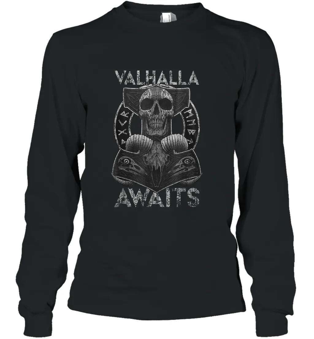 Skull Valhalla Awaits Viking