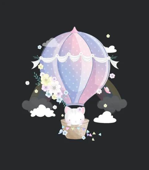 Cute Little Kitty Air Balloon
