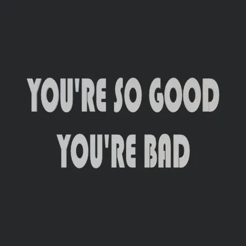 Youre So Good Youre Bad