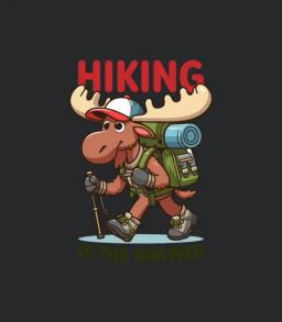 Moose Hiking Adventure