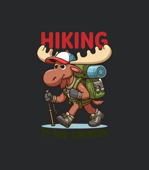 Moose Hiking Adventure