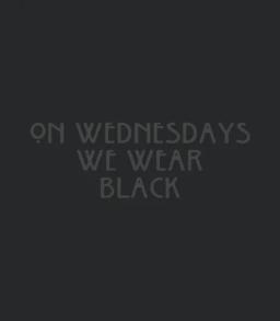 On Wednesday Logo Funny