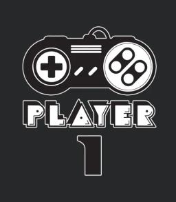 Video Game Player 1 Gamer