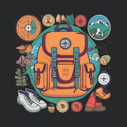 Wanderer Travel Map Design