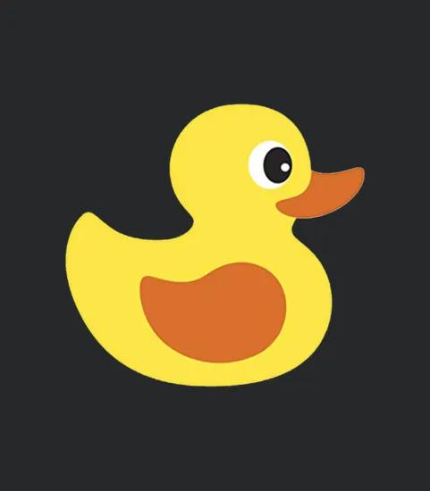 Yellow Cool Rubber Duck