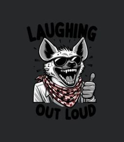 Hyena Laughing Out Loud