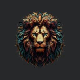 Creative Lion Face Logo