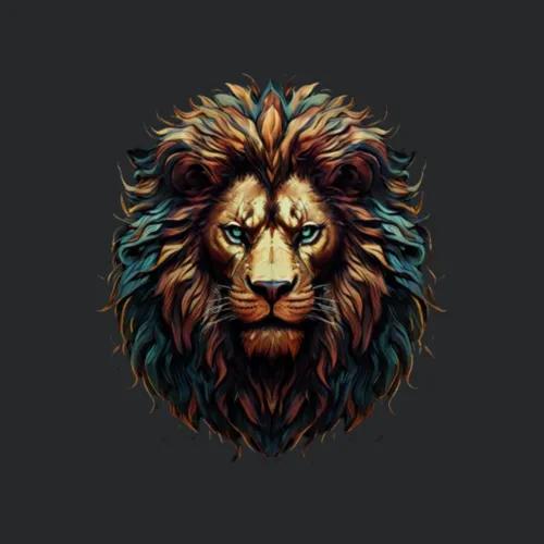 Creative Lion Face Logo