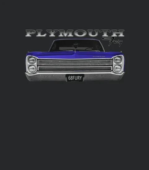 1968 Plymouth Fury Front Blue