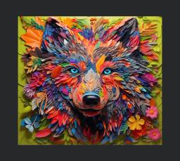 Tumbler 3d Wolf Wrap