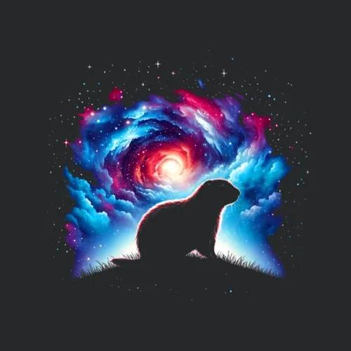 Cool Prairie Galaxy Space Art