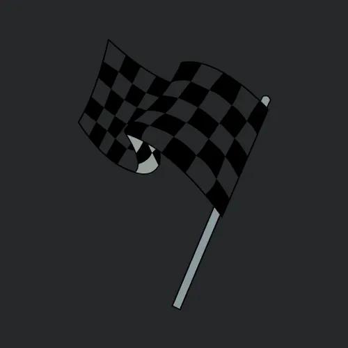 Racing Finish Line Flag