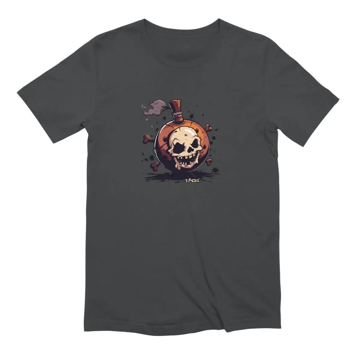 Funny Cartoon Skull Bomb Pirate