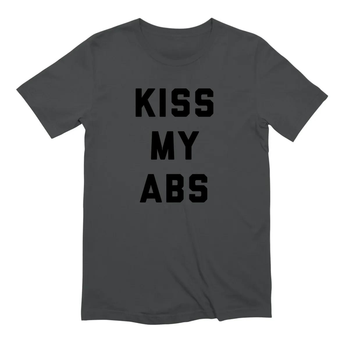 Kiss My Abs Funny Gym Quote