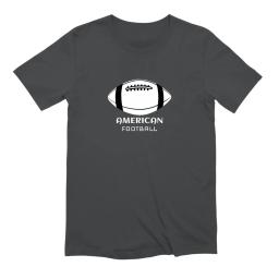 American Football Ball Black