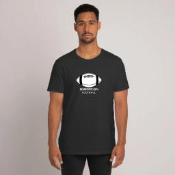 American Football Ball Black
