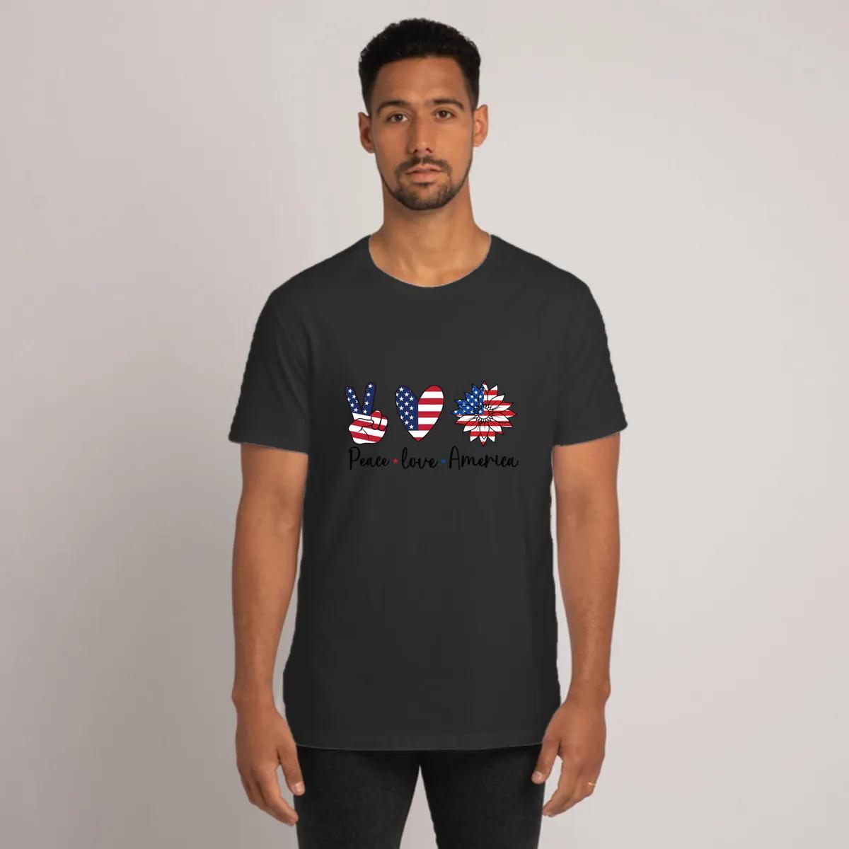 Peace Love America Design