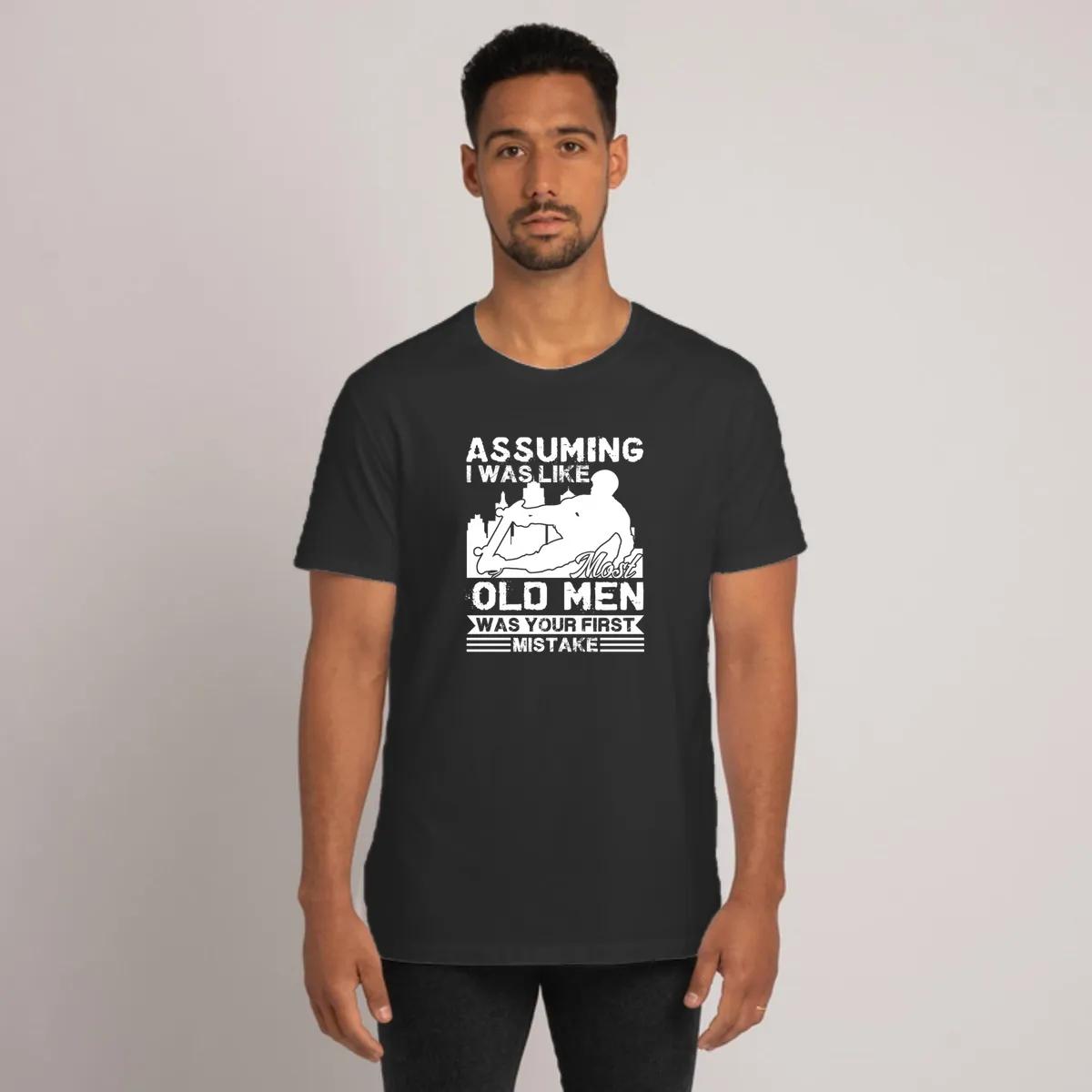 Old Man Snowboarding Shirt
