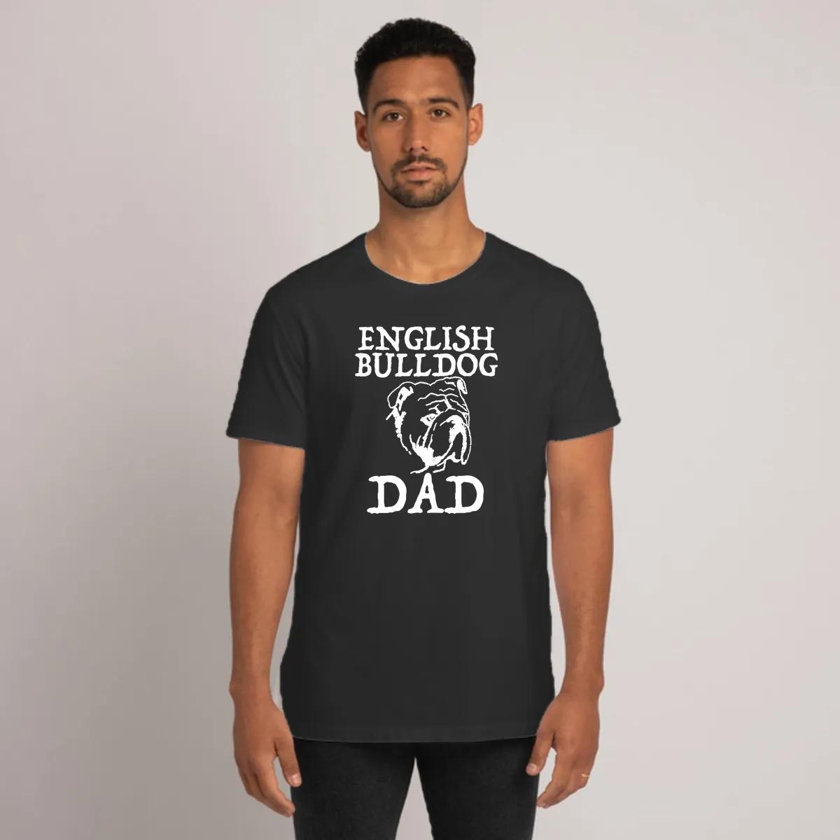 Mens English Bulldog Dad Tee