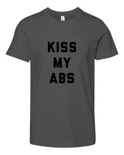 Kiss My Abs Funny Gym Quote