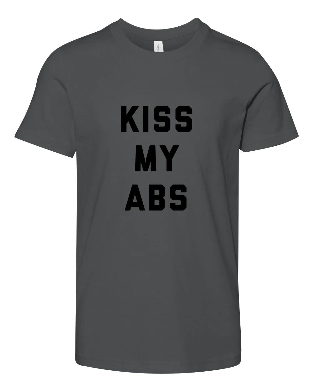 Kiss My Abs Funny Gym Quote
