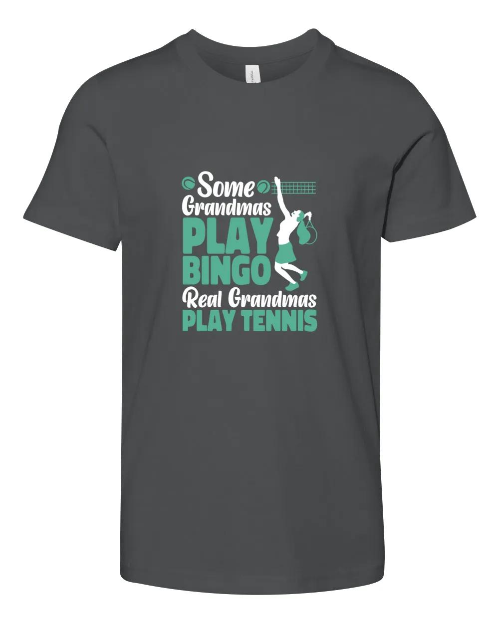 Funny Tennis Player Racket Grandma