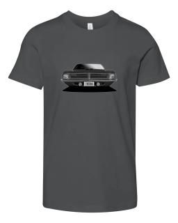 1970 Plymouth Cuda Front Black