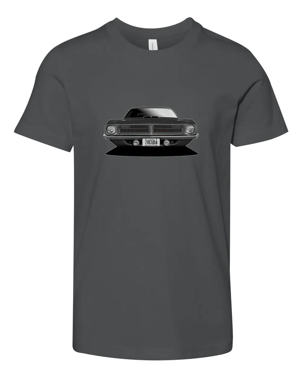 1970 Plymouth Cuda Front Black