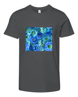 3d Blue Delphinium Tumbler Wrap