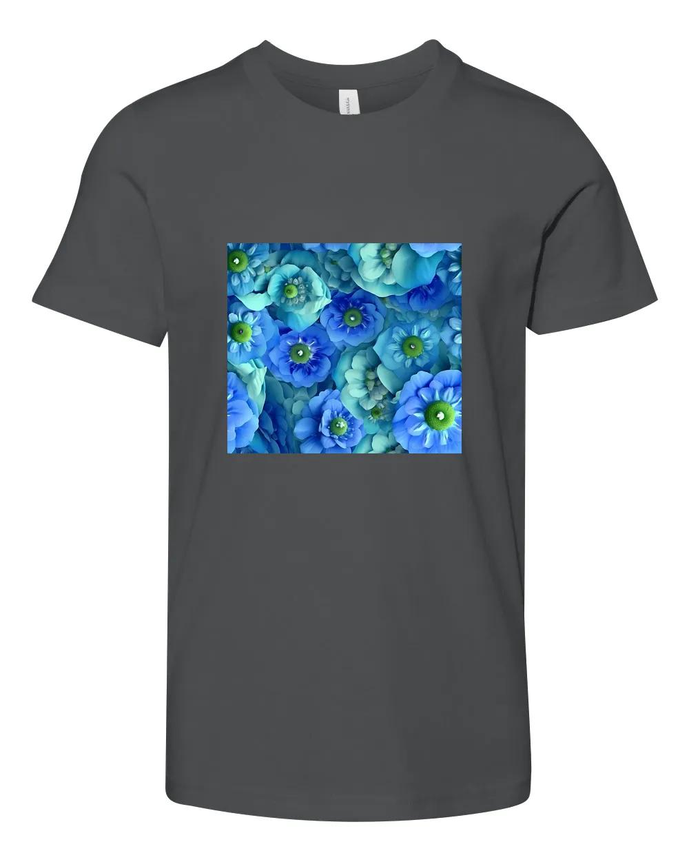 3d Blue Delphinium Tumbler Wrap