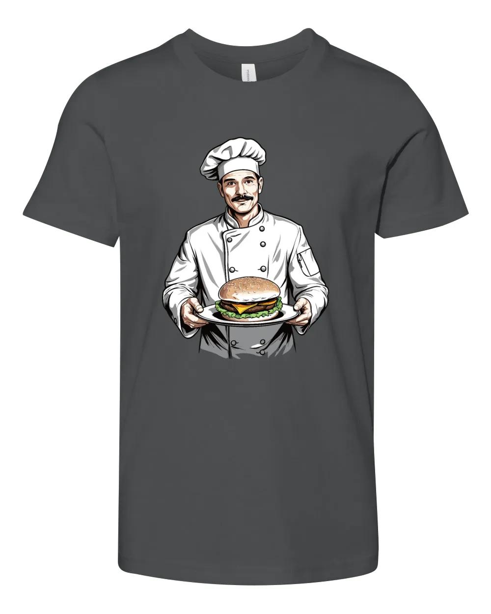 Chef With Hamburger T Design