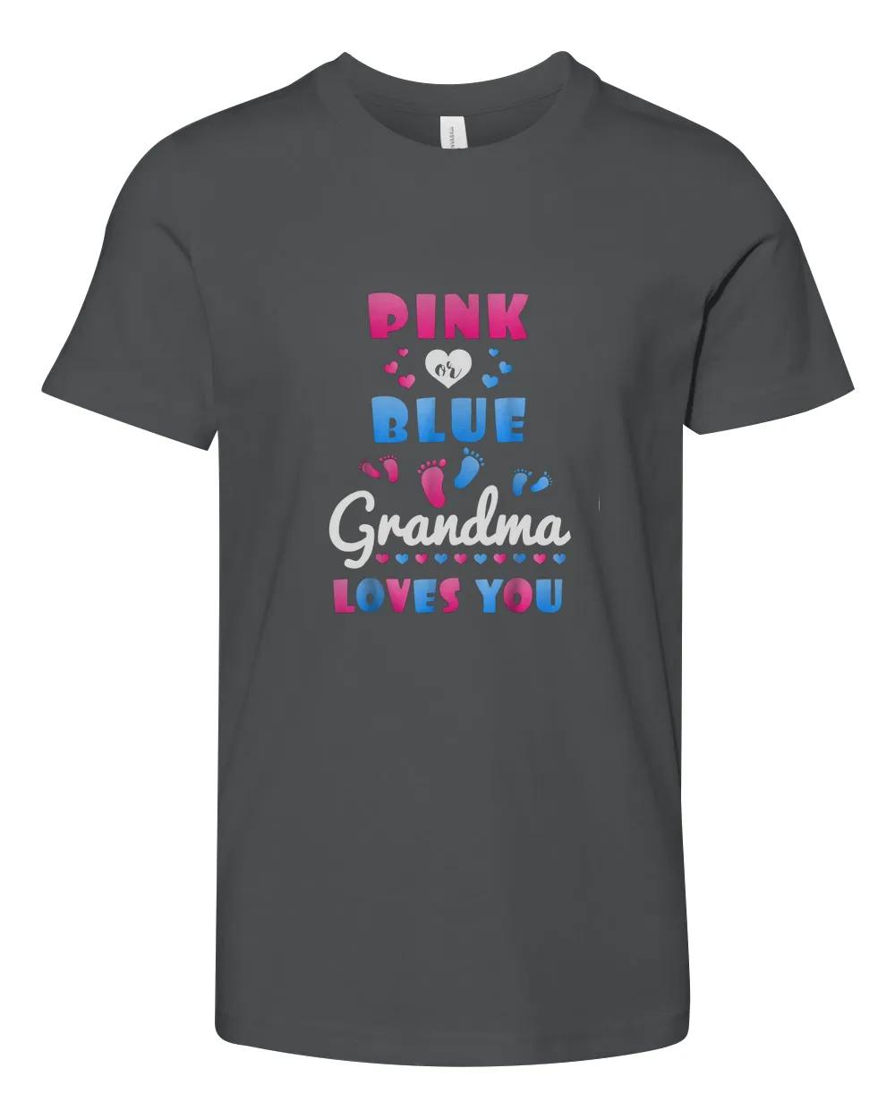 Pink Blue Grandma Love You