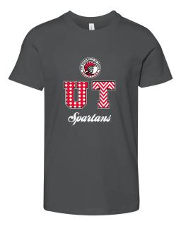 Tampa Spartans Patterned Letters