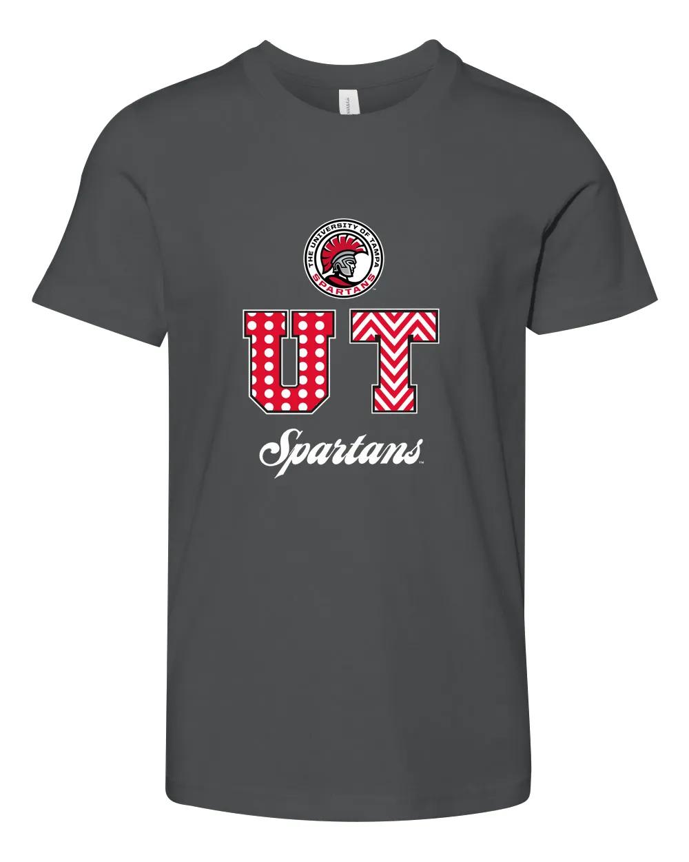 Tampa Spartans Patterned Letters
