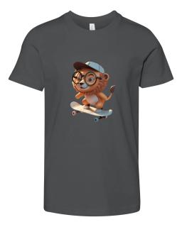 Skater Lion On Skateboard