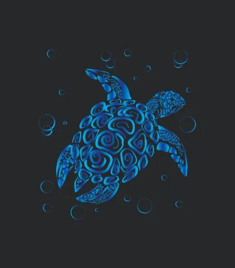Hawaiian Dive Tribal Turtle
