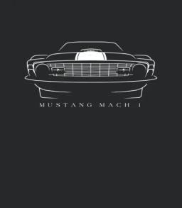 1970 Mustang Mach 1 Stencil