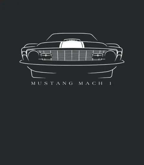1970 Mustang Mach 1 Stencil
